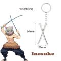 Anime Demon Slayer Keychain Kimetsu no Yaiba Tomioka Giyuu Kochou Shinobu Cosplay Key Chain Metal Pendant Keyring. 