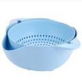 Washing vegetables Wash rice Originality Kitchen Colander Wash Rice Basket Vegetable Fruit Drain Basket Bowl. 