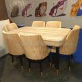 AM INTERIOR | Dining Table With Chairs | Turkish Dising | All Shesham Wood |  Dimond Foam. 