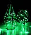 Green Fairy Lights String Lights Outdoor Lighting 25 Feet 60 Bulbs BY HK DEALER. 