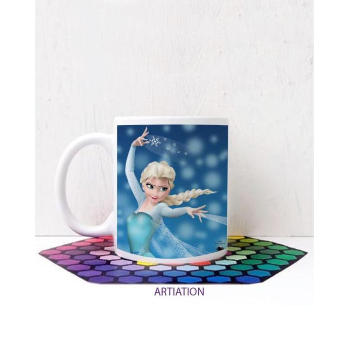 Elsa Dancing Theme Printed Mug , Product Code Pm.096