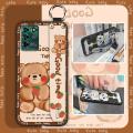 Waterproof Back Cover Phone Case For ZTE Blade V30 Vita/V2022 Wristband Cartoon Fashion Design Silicone Phone Holder. 