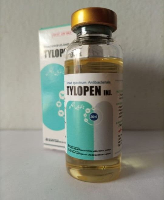 Tylopen%20Injection%2050ml%20For%20Large%20Animals,%20Poultry%20&%20Birds%20-%20Image%202
