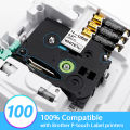 TZE-231 Label Tape Compatible for Brother Label Tape 12mm for P-touch Label Maker H110 H200 P710BT Laminated Adhesive Ribbon PCardiaCP. 