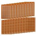 Copper Perfboard 20 PCS Paper Composite Boards (5 cm x 7 cm) Universal Breadboard Single Sided Printed Circuit Board. 