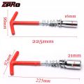 Universal 16mm/ 21mm Spark Plug Removal & installer Tool Spanner Socket Wrench T Grip Handle Flexible Spanner Socket T Handle T Bar. 