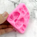 Resin Cute knot bow mold Cute Fondant Soft silicone Silicone Soft Fondant candy for Pastry Kitchen Baking Candy making Art and. 