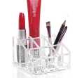 Transparent Acrylic Makeup Organizer Stand and Brush Holder Lipstick Organizer Tray Cosmetic Box Makeup Holder Organizer Stand Box With mirror, Cosmetic Storage Box Drawer. 