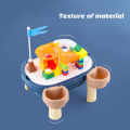 Drawing Projector Table Toy Projection Machine Electric Dinosaur Small Ball Shooting Game Decool Building Blocks Bricks Painting Board Doodle Tables Educational Toys For Toddlers & Kids Preschooling Early Age Learning Playset Best Gift For Children & Kid. 