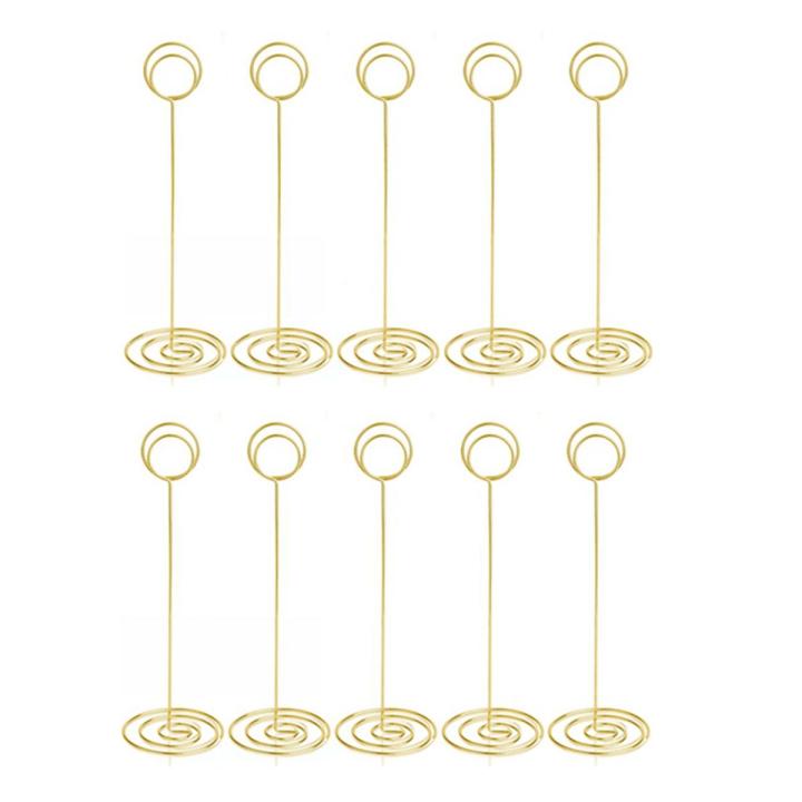 Table Number Holders 10Pcs - 8.75 Inch Place Card Holder Tall Table Number Stands for Wedding Party Graduation Reception