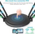 WAVLINK AC2100 Long Range Wireless MU-MIMO Dual-Band Smart Wi-Fi Gigabit Router with Touchlink Extra Wide Coverage Parental Control&QoS, Home & Office, 4K Streaming with USB 3.0 Ports for Gaming WL-WN531A6 (QUANTUM D6). 