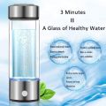 420ml Hydrogen-Rich Water Cup Electric Hydrogen Rich Water Generator Bottle Titanium Quality Filter Portable Antioxidant Bottle. 