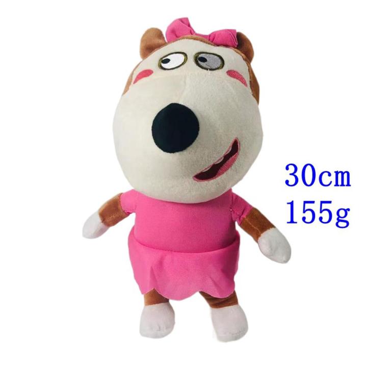 New GC Wolfoo Pluh Toy Kid Baby Birthday Gift Cartoon Wolfoo Family Pluhie Lucy oft tuffed Doll