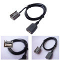 Car Aux USB Cable Adapter Female Port Extension Wire for Honda Civic Jazz CR-V Accord Stereo MP3 Interface Car Accessories. 