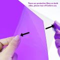 9 Piece Gel Light Filter Color Correction Colored Overlays Film Lighting Gel Filter for Film,Video,Photo,Stage (Purple). 