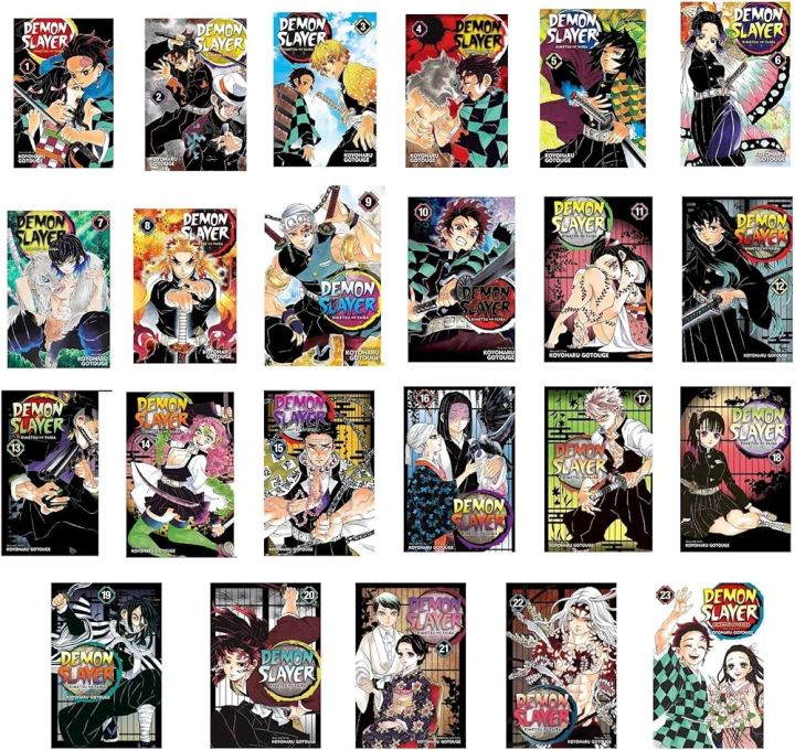 Demon Slayer Kimetsu no Yaiba Collection Set: Includes volumes 1-23 by ...