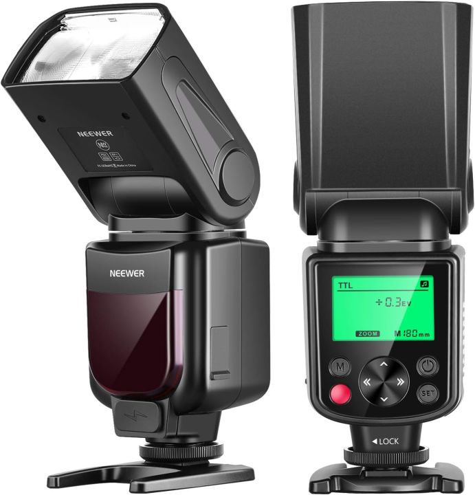 Camera Flash Speedlite NEEWER 750II TTL  with LCD Screen, Compatible with Ni kon