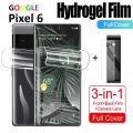 Google Pixel 6 Screen Protector and Back Jelly Protector hydrogel Film. 