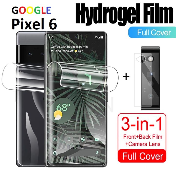 Google Pixel 6 Screen Protector and Back Jelly Protector hydrogel Film