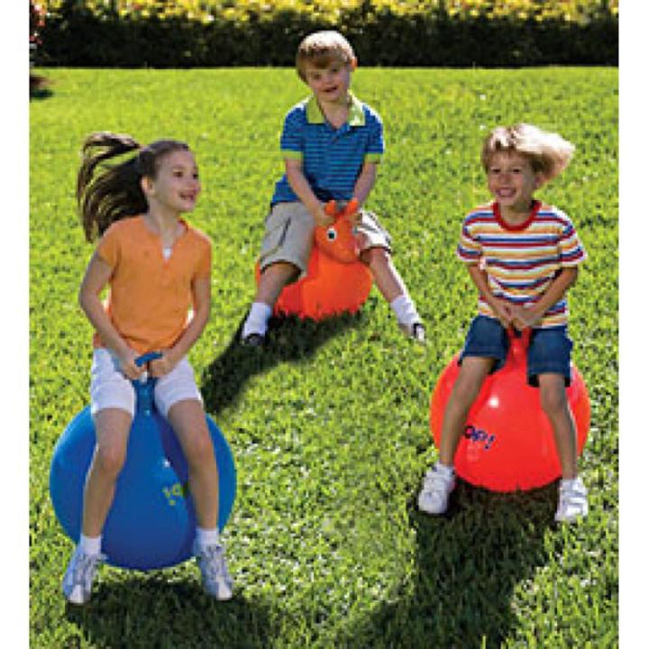 Blue Bliss Plush Jumping Hopper Hippity Hop Ball for Kids (3-6 Years)