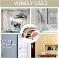 50m/Roll Brushed Gold Silver Floor Edging Waterproof Seam Wall Stickers Wall Gap Ceiling Home Decoration Self-adhesive Tile Tape. 