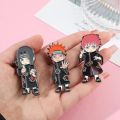 Classic Anime Naruto Akatsuki Lapel Pins Backpack Jeans Cartoon Metal Badges Enamel Brooch Accessories Jewelry For Fans Gifts. 
