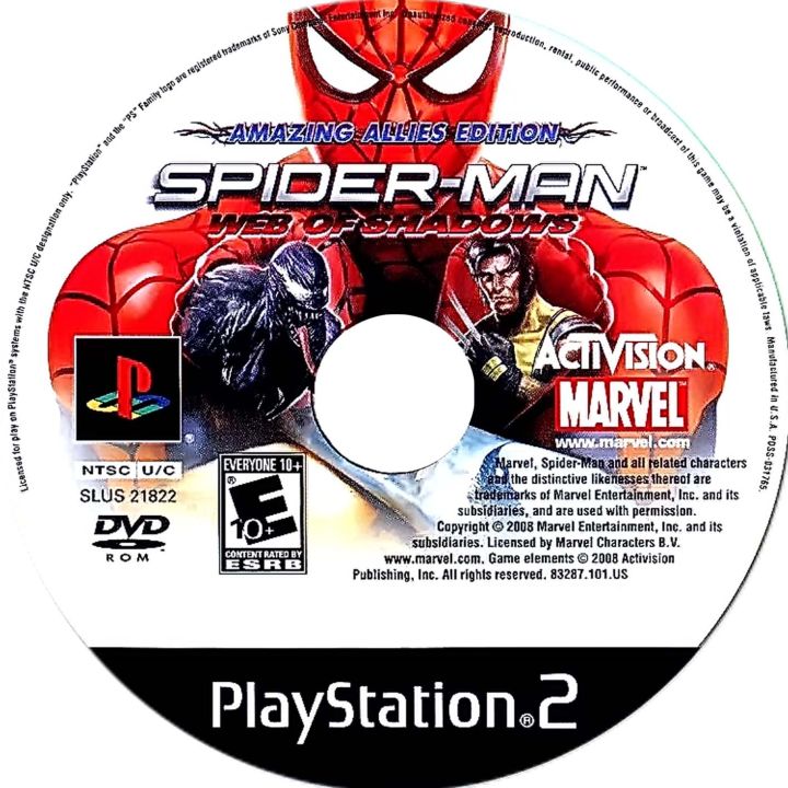 Spider Man - Web of Shadows _Game for Modded Playstation 2