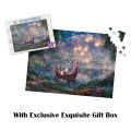 Disney Princess High Quality Cardboard Puzzles Tangled Anime Jigsaw Puzzle 1000 Pieces Puzzles for Adults Children Toys with Box BruberryBe. 