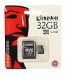32 GB - Kingston Original Memory Card - Class 10 - Black. 