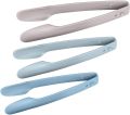 New PACK OF 3 Set Food Tongs Set Plastic Non-Stick Kitchen Tongs Utensil 3 in 1 Cooking Tong Clip Clamp Accessories Fruit Bread Salad Serving. 