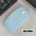 Fast delivery aron Wireless Mute Slim Mouse Pastel Color For iPad iOS Android Tablet Laptop Smart Phones Bluetooth 5.2. 