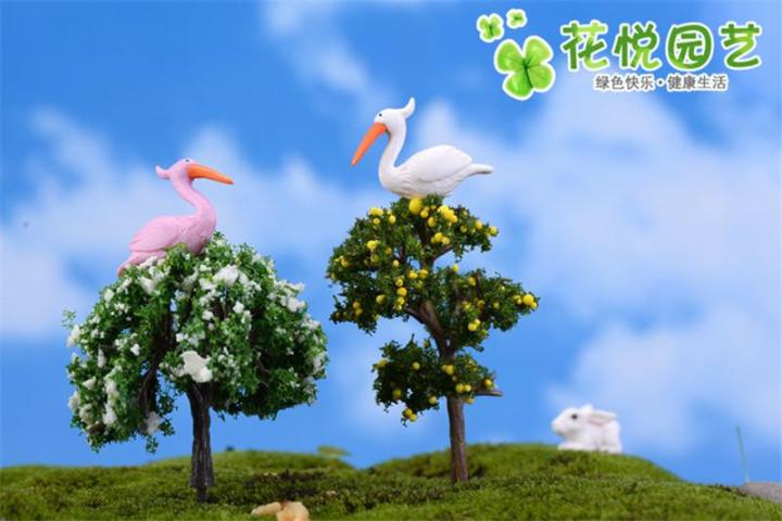 2%20Pieces%20Flamingo%20Lucky%20Bird%20%20Figurine%20Ornament%20Miniatures%20Fairy%20Garden%20-%20Image%204