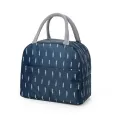 Premium Thermal Insulated Lunch Bag – Large Capacity Portable Meal Tote with Thick Aluminum Foil | Waterproof Oxford Cloth Food Storage Bag for School, Office, Travel & Picnic (23×14×20 cm). 