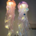 Adjustable Jellyfish Lamp Versatile Colorful Portable Starfish Hanging -Saving Creative Bedside Atmosphere Light For Bedroom. 