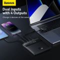 Baseus Laptop Power Bank 20000mAh, 100W Portable Super Fast Charging Powerbank for, MacBook Air, Dell, IPad, HP, iPhone, Samsung Galaxy and More. 