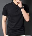 Basic Black polo shirts for men premium polo T shirt for men. 
