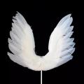 Swan wing Wedding Cake Topper For Valentines Day Decor Feather Party Supplies. 