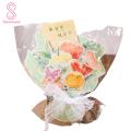 Bouquet Greeting Card DIY Teachers Day Blessing Card. 