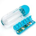 2 In 1pill Box And  Water Bottle. 