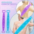 High Quality Silicone Bath Body Brush Soft Rubbing Exfoliating Massage For Shower. 