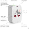 Techmanistan Surge Protector All in One Universal Worldwide Travel Wall Charger Adapter AC Power AU UK US EU Conversion Plug Adaptor, Travel Adapter. 