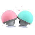 Portable Mini Cute Mushroom Waterproof Sucker Bluetooth Speaker Bass Sound Box. 