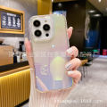 Applicable IPHONE 15 Color Plating Terminator Anti-Fall Shell Gradient Electroplating Magic Color Drop-Resistant Protective Cover Transparent Thickened. 