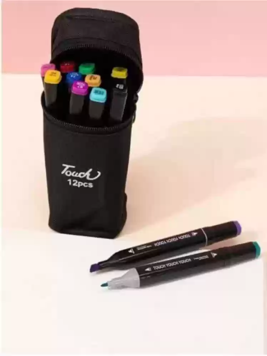 Set of double sided Sketch Markers Dual tip Sketching Markers Copic Twin Double Headed Markers Alçoholiç Ink Markers for Sketching Touch Drawing