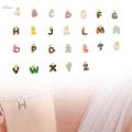 Letter Charms Crafts Supplies Letter Beads for Jewelry Making Party Bracelet. 