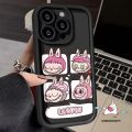 Trend Brand Cute Pop Mart Labubu Case For Redmi 9 12 10C 13C 12C 9T A1 9A 10A 9C NFC A2 Redmi Note 12 10s 11s 10 11 9 8 Pro Max Poco M3 C55 X5 Mi 12 Lite Cartoon Checkerboard Cover. 