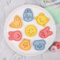 Kpop idol Stray Kids Cookie Cutter Kawaii Biscuit Mould Cartoon Cookie Cutter SKZ 3D Pressable Cake Decorag Tool. 