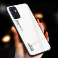 Vantime for OPPO Reno 6 4G Reno6 Case Gradient Phone Back Hard Glass Cover. 
