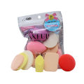 Random Colors Six In 1 Foundation Sponge Blender Blending Facial Makeup Sponge Cosmetic Powder Puff Makeup Foundation Powder Beauty Blending Sponge. 