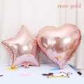 1pc Star Shaped Foil Balloons - 18 inches for Wedding, Anniversary , Engagement or Birthday Parties. 